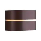 Nordlux Sibelis Applique Murale Aluminium Brun | IP44 - Convient pour E27