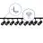 Bright Choice Ensemble complet Rail Monophasé Rail L 2 x 2 Mètre Noir | incl. 9x Spot + GU10 2700K 3W Dimmable + Embout, Connecteur d’Alimentation et L -Connecteur