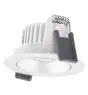 Ledvance Spot LED Adjust Aluminium Blanc 8W 680lm 36D - 930 Blanc Chaud | Diamètre 68mm - IP20 - Meilleur rendu des couleurs - Dimmable