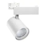 Noxion Spot LED sur rail 3 phases  Spot Stella Blanc 24W 2000lm 50D - 930 Blanc Chaud | Meilleur rendu des couleurs