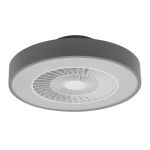 Ledvance Smart+ WiFi Plafondventilator Cilinder Grijs - 830-865 Afstembaar Wit | Afstandsbediening