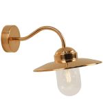 Nordlux Luxembourg Wandlamp Koper en Glas Koper | IP54 - Geschikt voor E27