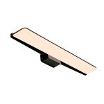 Nordlux Tinia 60 Wandlamp Metaal Zwart - 24W 1800lm - 930-940 CCT | IP44 - Beste Kleurweergave - 3-Staps Dimbaar