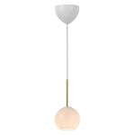 Nordlux Franca 13 Pendelarmatuur Glas en Metaal Messing | Geschikt voor E14