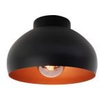 Eglo Plafondlamp Mogano 2 Zwart, Koper | Geschikt voor E27