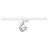 SLV Railspot Kalu 3-Fase Aluminium Wit Rond 13W 970lm 95D - 930 Warm Wit | Beste Kleurweergave - Dimbaar 