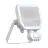 Ledvance LED Floodlight Aluminium Wit 17W 2200lm 100D - 830 Warm Wit | IP65 - Bewegings- En Lichtsensor - Symmetrisch
