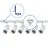 Bright Choice Complete Set 1-Fase Rail L 1 x 1,5 Meter Wit | incl. 6x Spot + GU10 2700K 3W Dimbaar + Eindkap, Voedingsconnector en L -Verbindingsstuk