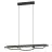 Eglo Pendelarmatuur Boyal Hout Zwart, Roestig 40.5W 3600lm - 830 Warm Wit | Dimbaar