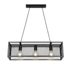 D'Lite Hanglamp Merkem Mat Zwart | Geschikt Voor 3x E27