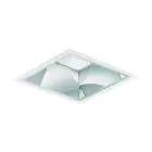 Philips LED Downlight LuxSpace Vierkant DN572B 20.9W 2600lm 80D - 840 Koel Wit | 214mm - Aluminium Reflector