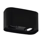 Eglo Plafond Spot Arenzano Staal Zwart 9.4W 690lm - 830 Warm Wit | Dimbaar - Geschikt voor GU10