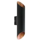 Eglo Wandlamp Agolada Buitenverlichting Verzinkt Staal Zwart, Koper 7.4W 660lm - 830 Warm Wit