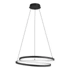 Eglo Pendelarmatuur Ruotale Staal Zwart 36W 4800lm - 830 Warm Wit