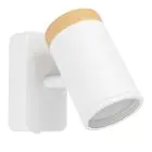 Eglo Wandlamp Consuma Wit, Bruin | Geschikt voor GU10