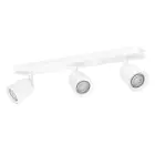 Eglo Plafond Spot Camaldoli Staal Wit | Geschikt voor 3x GU10