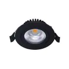 Noxion LED Kantelbaar Slim Spot Zwart 6W 550lm - 930 Warm Wit | Zaagmaat 75mm - IP54 - Beste Kleurweergave 