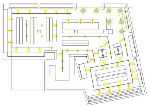 lighting design drawing